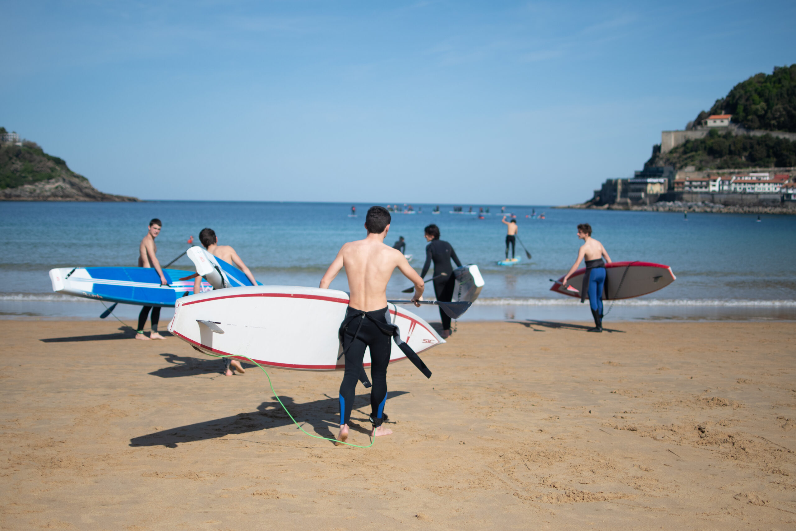 Stand-Up Paddle dans la Baie de La Concha