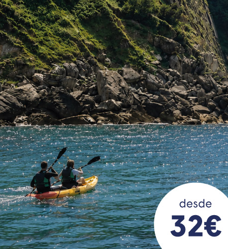 Kayak por la bahía de La Concha y sus calas