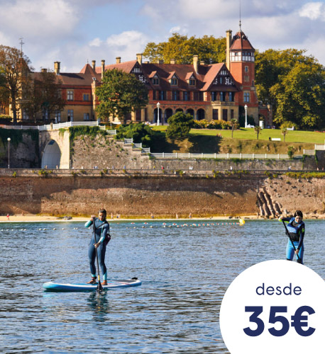 Stand up paddle en la bahía de La Concha