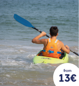 Canoeing in La Concha bay 