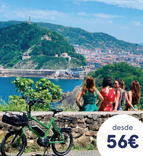 Tour por los barrios de San Sebastián en bici eléctrica