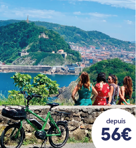 Les quartiers de Saint Sébastien à Velo Électrique