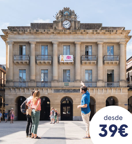 Visita Guiada a pie con pintxo y bebida en San Sebastián